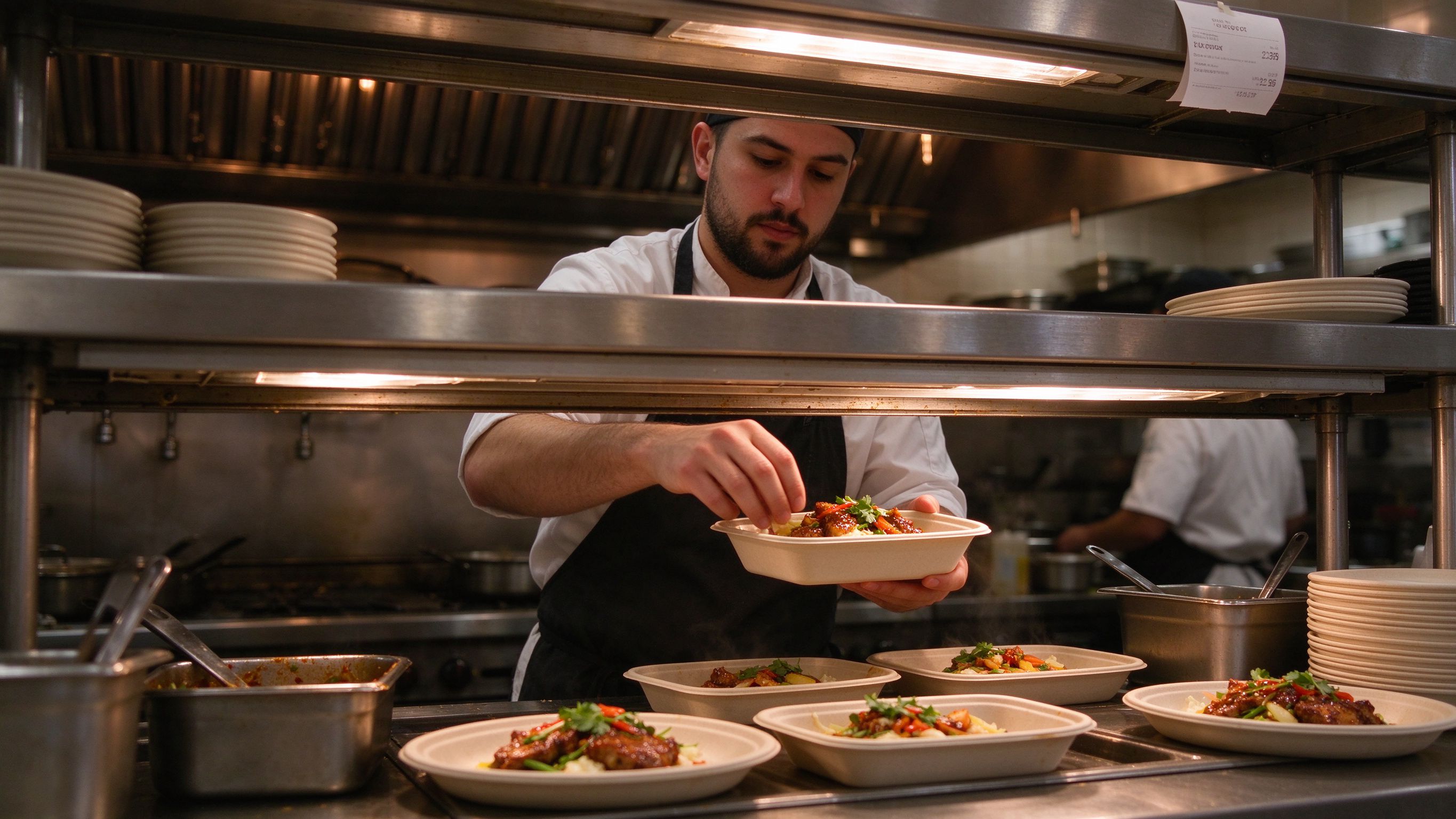 厨房出餐